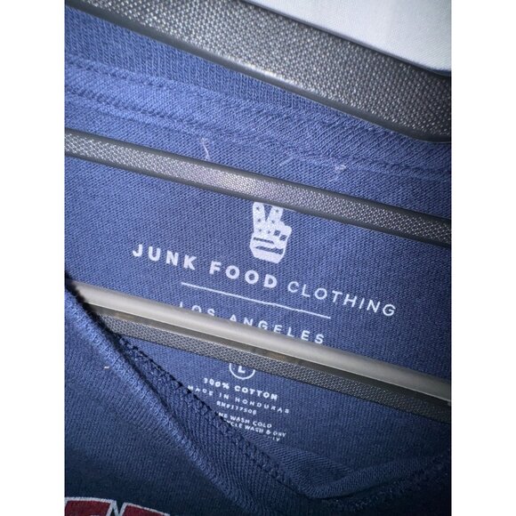 Houston Texans Battle Red Junk Food Graphic T-Shirt, Navy, Size L, NWOT - Picture 3 of 3